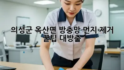 의성군 옥산면 방충망 먼지 제거🧹✨ 꿀팁 대방출!