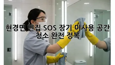 🏡 현경면 빈집 SOS! 장기 미사용 공간 청소 완전 정복 🧹
