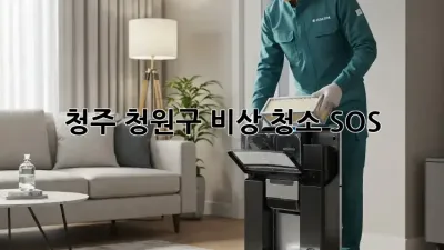 🚨 청주 청원구 비상 청소 SOS! 🏠✨