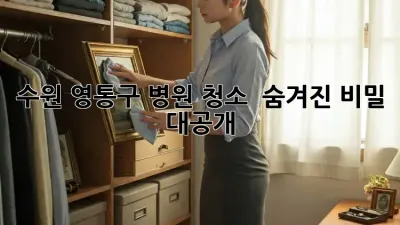 수원 영통구 병원 청소 ✨ 숨겨진 비밀 대공개! 🤫